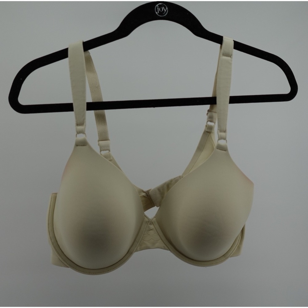 Olga No Side Effects Underwire T-Shirt Bra Cream Beige 40C 35145